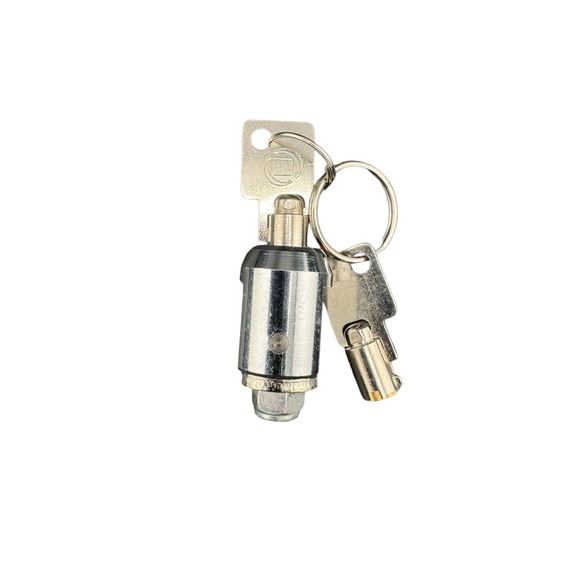 Lock Core w/ Circular Keys Comes w/ 2 Keys - Preowned - Picture 1 of 3